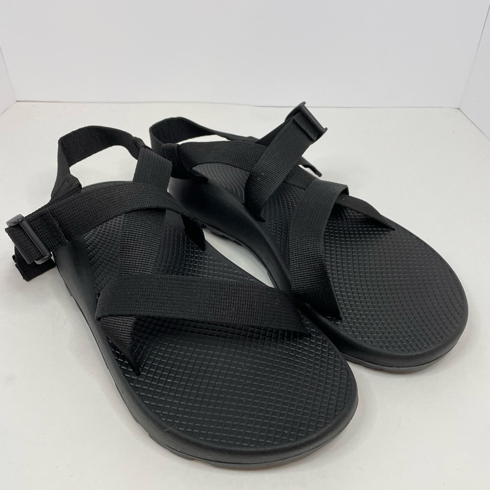 New Men’s Black Chaco Z1 Classic Adjustable Sandals Size 12 Medium